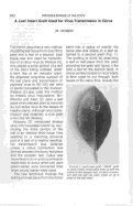 Cover page: A Leaf Insert Graft Used for Virus Transmission in Citrus