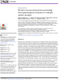 Cover page: Kinetics of α-synuclein prions preceding neuropathological inclusions in multiple system atrophy.