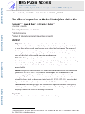 Cover page: The Effect of Depression on the Decision to Join a Clinical Trial