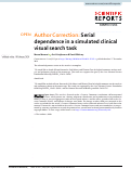 Cover page: Author Correction: Serial dependence in a simulated clinical visual search task