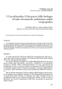 Cover page: I Curculionoidea (Coleoptera) della Sardegna ed isole circumsarde: preliminare analisi zoogeografica