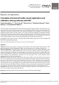 Cover page: Correlates of personal health record registration and utilization among veterans with HIV.