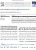 Cover page: Birt-Hogg-Dubé Syndrome presenting with chronic progressive dyspnea.