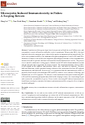 Cover page: Microcystin-Induced Immunotoxicity in Fishes: A Scoping Review