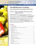 Cover page of Healthalicious Cooking: Learning about Food and Physical Activity: Lesson 4. Make It Colorful: Choose Fruits and Veggies by Color!