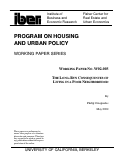 Cover page: The Long-Run Consequences of Living in a Poor Neighborhood