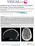 Cover page: A Different Type of Tension Headache: A Case Report of Traumatic Tension Pneumocephalus