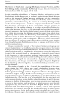 Cover page: The Bearer of This Letter: Language Ideologies, Literacy Practices, and the Fort Belknap Indian Community. By Mindy J. Morgan.