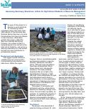 Cover page: Assessing Sanctuary Shorelines: A Role for High School Students in Resource Management