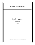 Cover page: lockdown