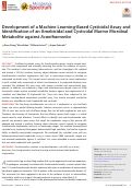 Cover page: Development of a Machine Learning-Based Cysticidal Assay and Identification of an Amebicidal and Cysticidal Marine Microbial Metabolite against Acanthamoeba