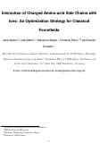 Cover page: Interaction of Charged Amino-Acid Side Chains with Ions: An Optimization Strategy for Classical Force Fields