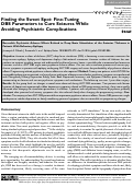 Cover page: Finding the Sweet Spot: Fine-Tuning DBS Parameters to Cure Seizures While Avoiding Psychiatric Complications.