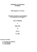 Cover page: Finite Regularity of VI^n-Modules