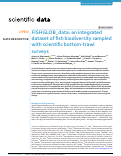 Cover page: FISHGLOB_data: an integrated dataset of fish biodiversity sampled with scientific bottom-trawl surveys.