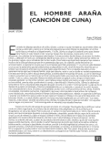 Cover page: El hombre araña (Canción de cuna)