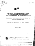 Cover page: THEORETICAL AND EXPERIMENTAL EVALUATION OF WASTE TRANS -PORT IN SELECTED ROCKS: 1977 ANNUAL REPORT OF LBL CONTRACT NO. 45901AK. Waste Isolation Safety Assessment Program-Collection and Generation of Transport Data.