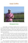 Cover page: Andy Griffin: Mariquita Farm