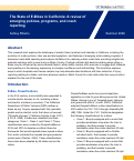 Cover page of The State of E-Bikes in California: A review of emerging policies, programs, and crash reporting