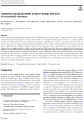 Cover page: Symmetry and spatial ability enhance change detection in visuospatial structures.