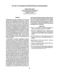 Cover page: Towards a Computational Model of Discourse Summarization