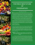 Cover page: The Fresh New Future of Preservatives