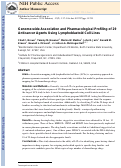 Cover page: Genome-wide association and pharmacological profiling of 29 anticancer agents using lymphoblastoid cell lines