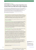 Cover page: Association of a Primary Open-Angle Glaucoma Genetic Risk Score With Earlier Age at Diagnosis