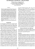 Cover page: Gaze Following as Goal Inference: A Bayesian Model