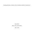 Cover page of Breaking the Rules One Drink at a Time: Prohibition in British Colonial Africa