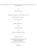 Cover page: Media Accessibility and the Capital Market Effects of Media Dissemination: Evidence from Digital Paywalls