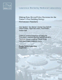 Cover page: Making Data-Driven Policy Decisions for the Nation’s First Building Energy Performance Standards