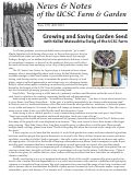 Cover page of News &amp; Notes of the UCSC Farm &amp; Garden, Issue 170