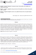 Cover page: Biopólis, necrópolis, ‘blackpolis’: notas para un nuevo léxico político en los análisis socio-espaciales del racismo [Biópolis, necrópolis, negrópolis: notas para um novo léxico político nos estudos sócio-espaciais sobre o racismo].