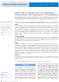 Cover page: KIR3DL1/HLA-B Subtypes Govern Acute Myelogenous Leukemia Relapse After Hematopoietic Cell Transplantation