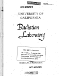 Cover page: SUMMARY OF REMARKS MADE AT SHERWOOD CONFERENCE IN BERKELEY, FEBRUARY 1955 THE OCCLUDED-GAS ION SOURCE