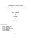 Cover page: The Segal--Bargmann transform in noncommutative probability