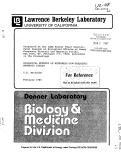 Cover page: BIOLOGICAL EFFECTS OF EXTREMELY-LOW-FREQUENCY MAGNETIC FIELDS