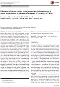 Cover page: Dilatation of the ascending aorta is associated with presence of aortic regurgitation in patients after repair of tetralogy of Fallot