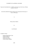 Cover page: Experts and australopithecines : credibility and controversy in the science of human evolution, 1924-1959