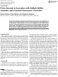 Cover page: Peters Anomaly in Association with Multiple Midline Anomalies and a Familial Chromosome 4 Inversion