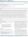 Cover page: Development and Evaluation of a School Readiness Curriculum for Pediatrics Residents