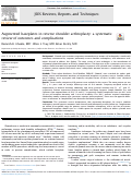 Cover page: Augmented baseplates in reverse shoulder arthroplasty: a systematic review of outcomes and complications.