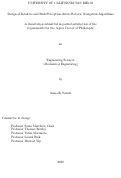 Cover page: Design of Intuitive and Risk-Perception-Aware Robotic Navigation Algorithms