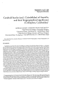 Cover page: Caraboid beetles (excl. Cicindelidae) of Anatolia, and their biogeographical significance (Coleoptera, Caraboidea)