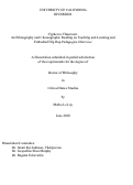 Cover page: Cypher to Classroom: An Ethnography and Choreographic Reading on Teaching and Learning and Embodied Hip Hop Pedagogies Otherwise