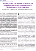 Cover page: An Integrated Framework for Infectious Disease Control Using Mathematical Modeling and Deep Learning.