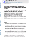 Cover page: Internet-based hoarding assessment: The reliability and predictive validity of the internet-based Hoarding Rating Scale, Self-Report.
