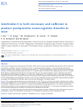 Cover page: Interleukin-6 is both necessary and sufficient to produce perioperative neurocognitive disorder in mice.