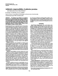 Cover page: Adiabatic compressibility of globular proteins.